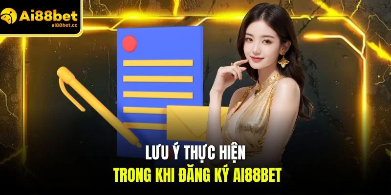 Đăng Ký AI88BET - Thao Tác Tạo Nhanh, Nhận Quà Hấp Dẫn 3 luu y thuc hien trong khi dang ky ai88bet