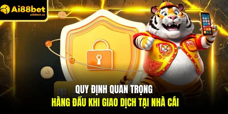 Điều Kiện Và Điều Khoản AI88BET - Quy Định Cập Nhật Mới 2026 2 quy dinh quan trong hang dau khi giao dich tai nha cai